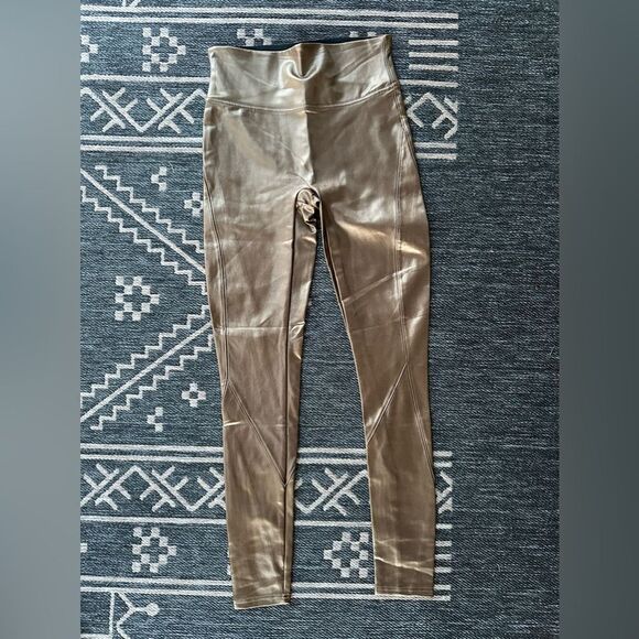 Spanx liquid metallic leggings. Small - Picture 1 of 3
